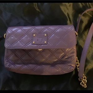 Marc jacobs crossbody purse in purple.
